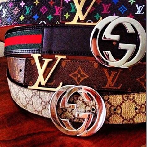 lv belt vs gucci.